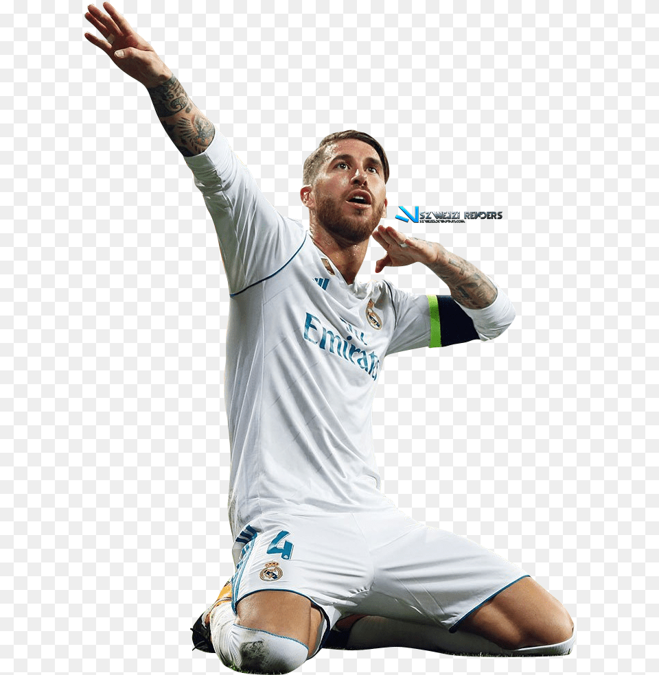 Thumb Sergio Ramos Real Madrid, Person, Hand, Finger, Body Part Png Image