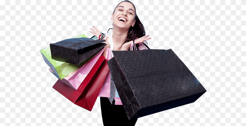 Thumb Shopping Bag With Girls, Person, Adult, Face, Female Png Image