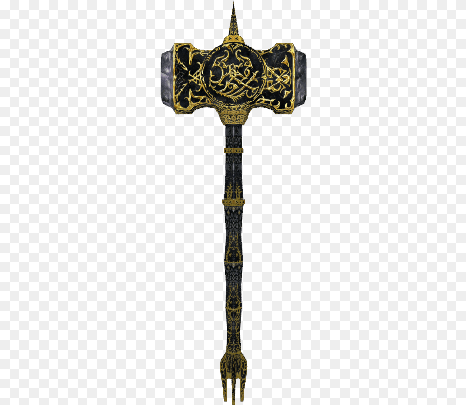 Thumb Image Skyrim Ebony Warhammer, Cross, Symbol, Blade, Dagger Free Transparent Png