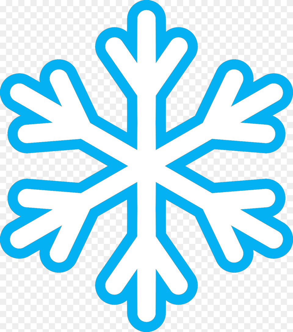 Thumb Image Snowflake Clipart Black And White, Nature, Outdoors, Snow, Cross Free Png Download