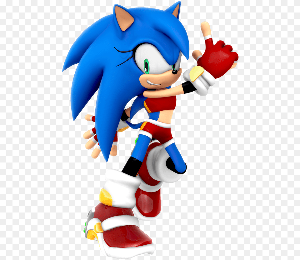Thumb Image Sonic The Hedgehog Sonica, Baby, Person, Figurine Png