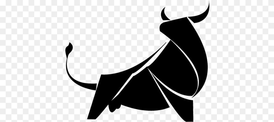 Thumb Spanish Bull Logo, Gray Png Image