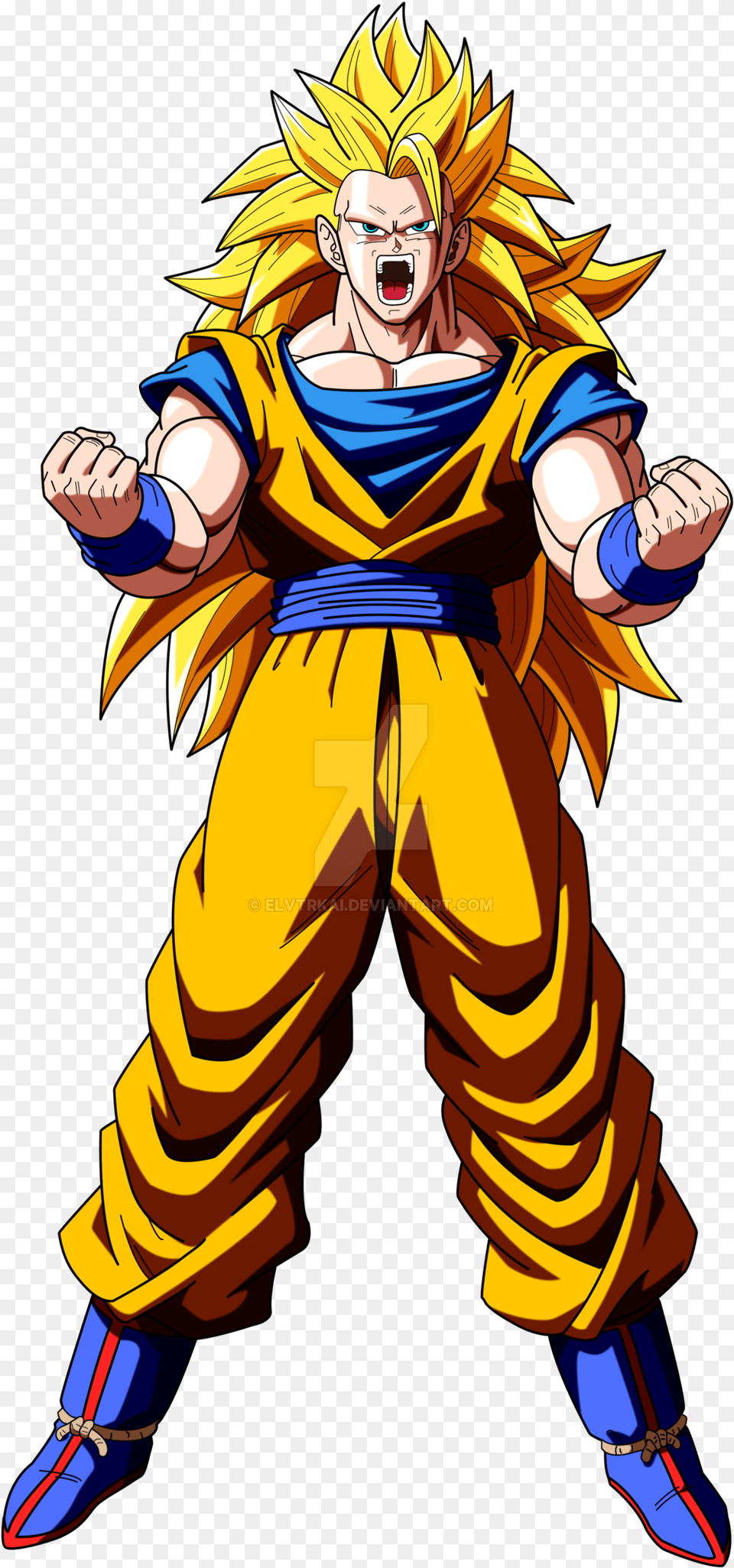 Thumb Image Ss3 Goku Figpin, Publication, Book, Comics, Person Free Png Download