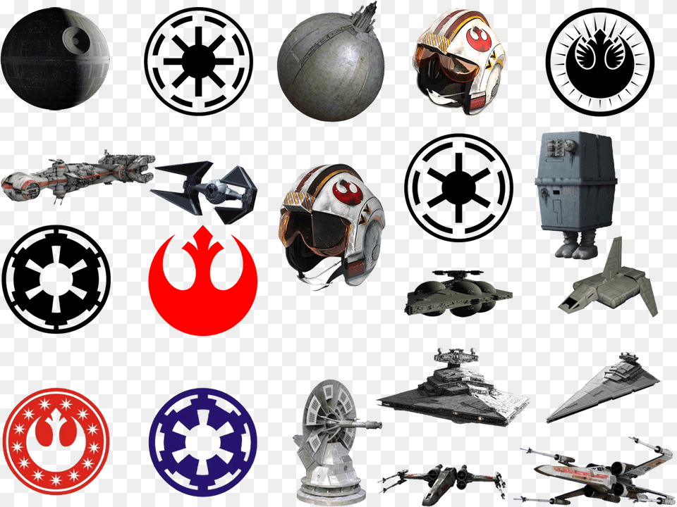Thumb Image Star Wars Icons, Helmet, Vehicle, Transportation, Aircraft Free Png