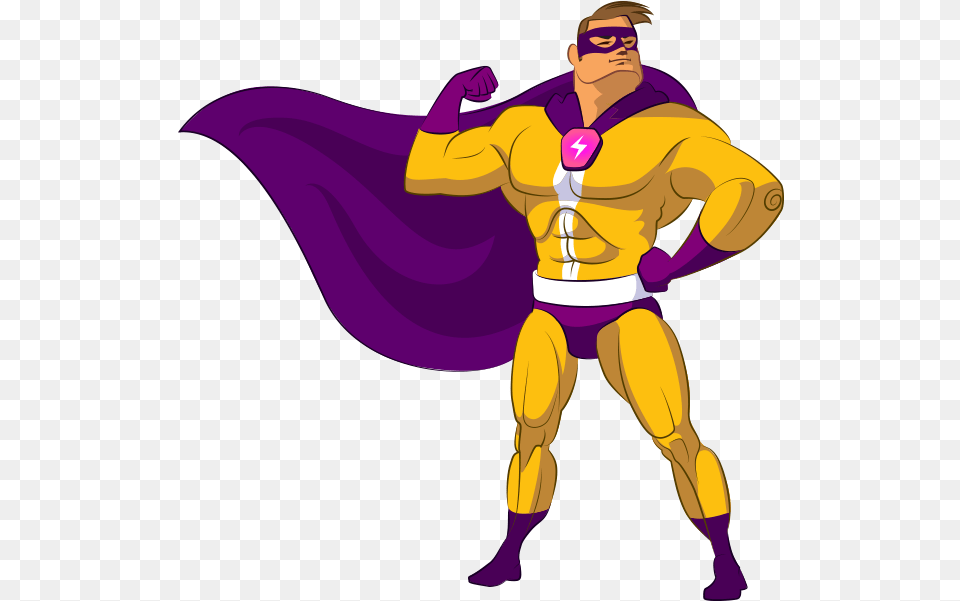 Thumb Image Superhero Muscle Vector, Purple, Person, Man, Male Free Png