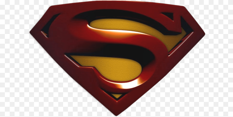 Thumb Superman Logo Hd White Background, Symbol, Disk Png Image