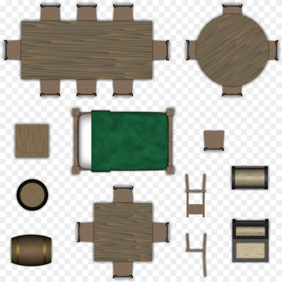 Thumb Table Floor Plan, Bronze, Wood, Plywood Png Image