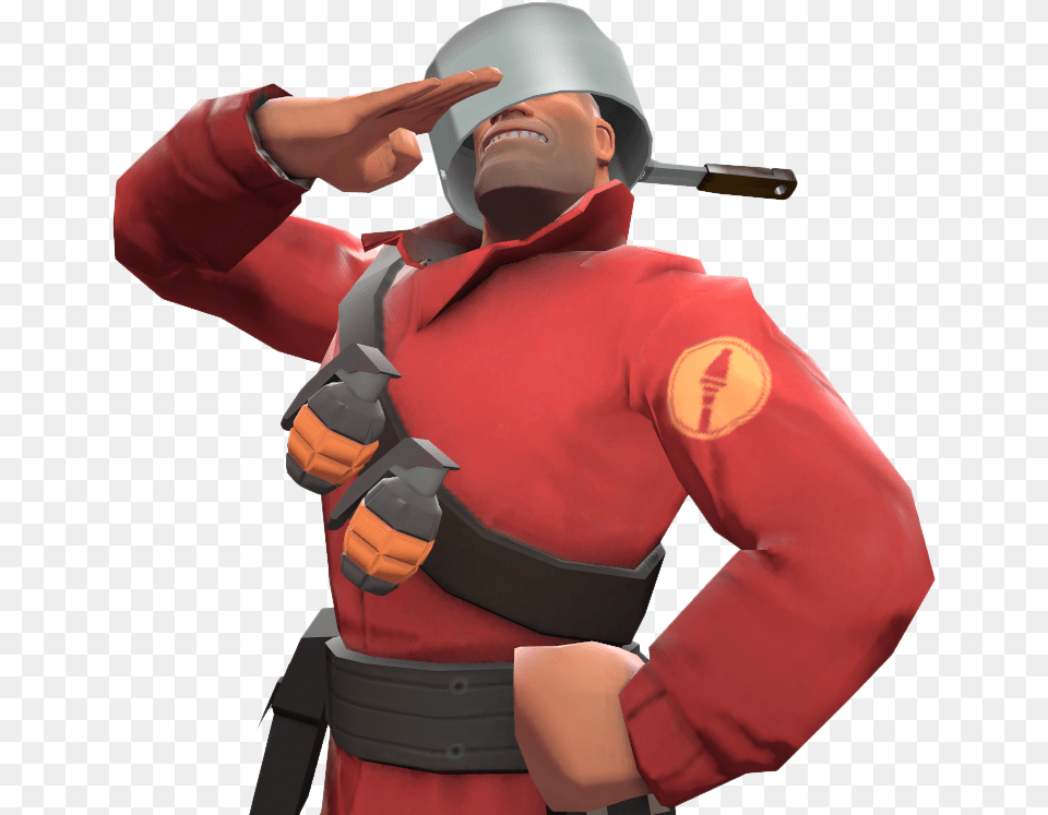 Thumb Image Team Fortress, Clothing, Costume, Person, Helmet Free Png Download