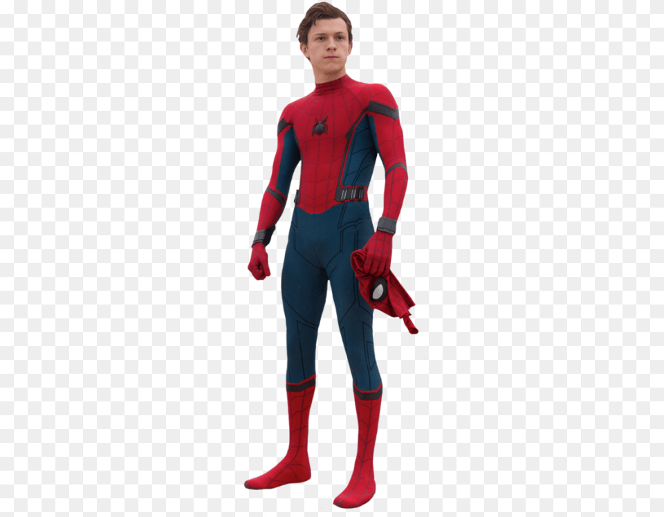 Thumb Image Tom Holland Spider Man, Clothing, Costume, Long Sleeve, Person Png