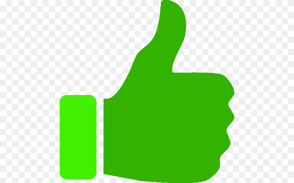 Thumb Image Transparent Background Thumbs Up Icon Vector, Green Free Png