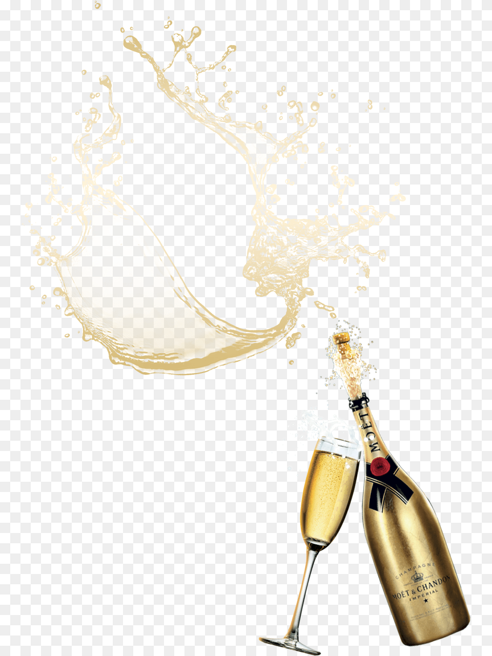 Thumb Transparent Champagne Bottle, Alcohol, Beverage, Liquor, Wine Png Image