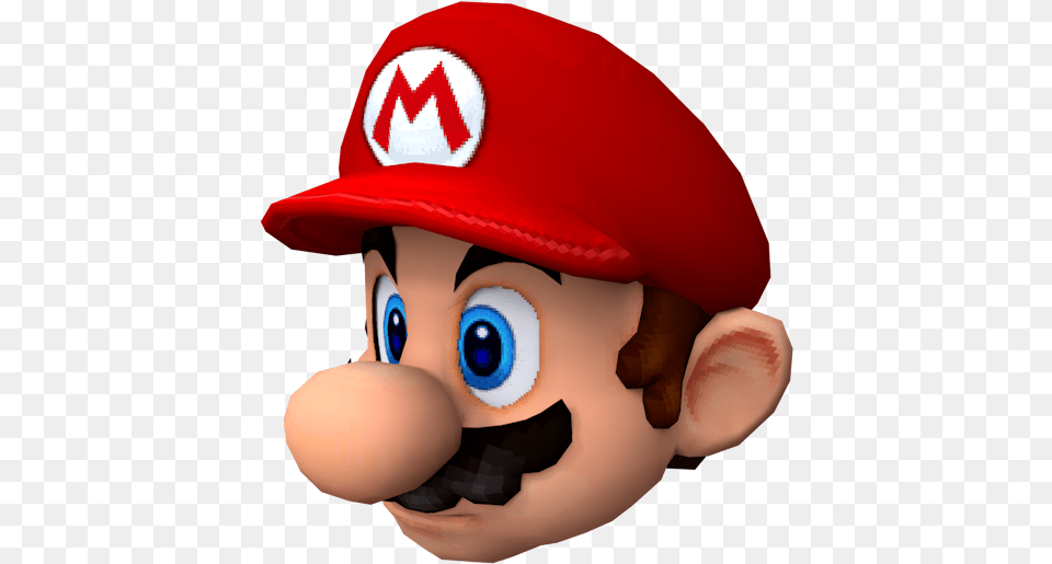 Thumb Image Transparent Mario Head, Clothing, Hardhat, Helmet, Game Free Png Download