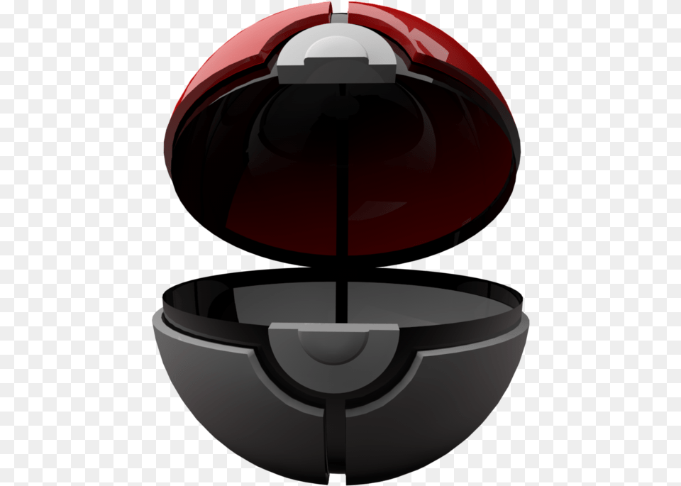Thumb Image Open Pokeball, Helmet, Sphere Free Transparent Png