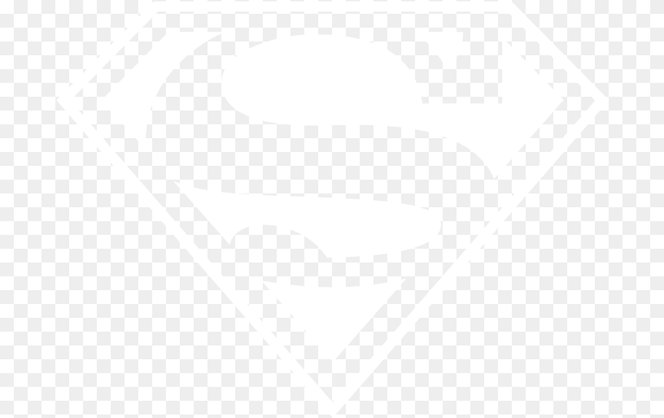 Thumb Image White Superman Logo, Symbol, Stencil Free Transparent Png
