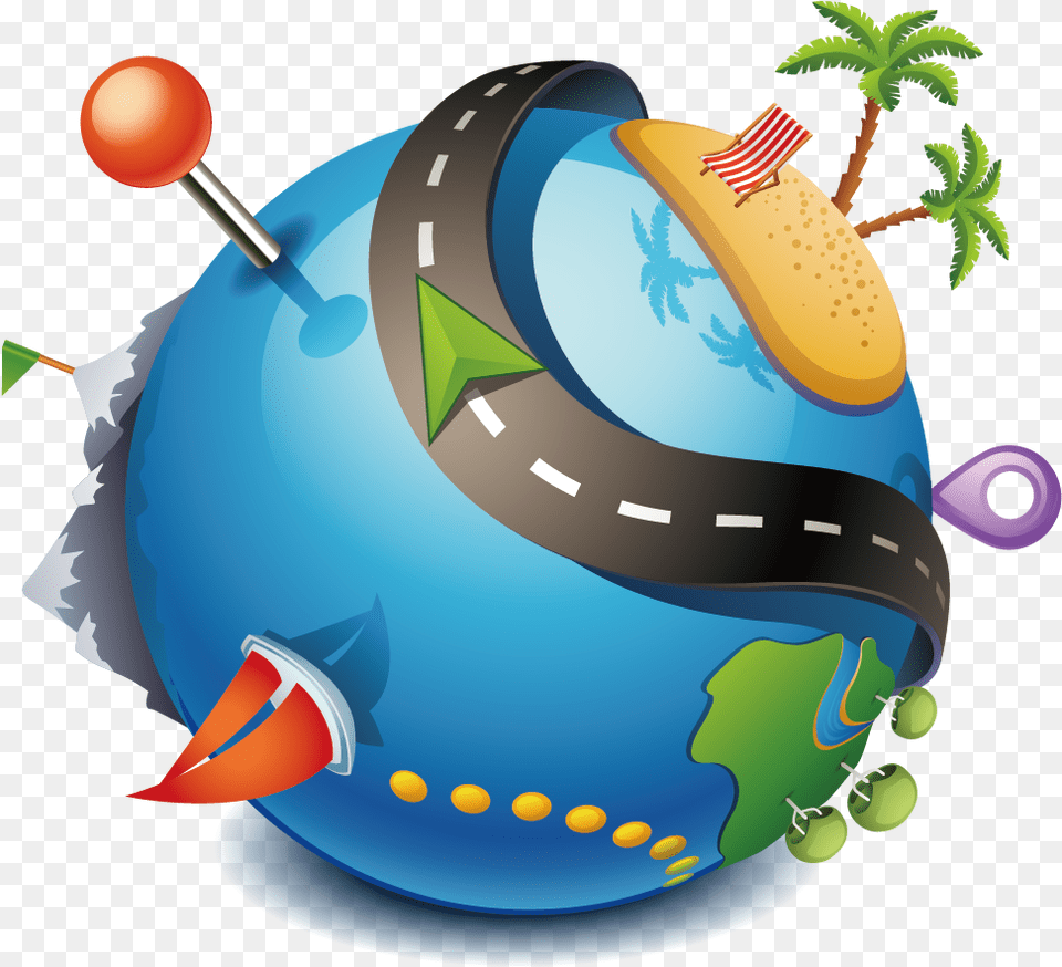 Thumb Travel Tour Icon, Sphere, Astronomy, Outer Space, Planet Png Image