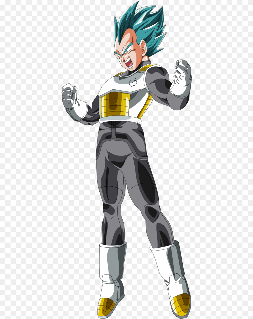 Thumb Vegeta Super Saiyan, Book, Comics, Publication, Person Png Image