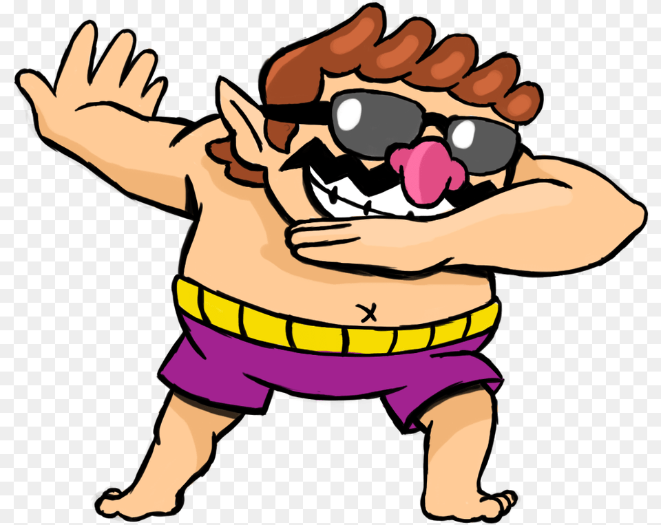 Thumb Image Wario Dab, Baby, Person, Face, Head Free Png