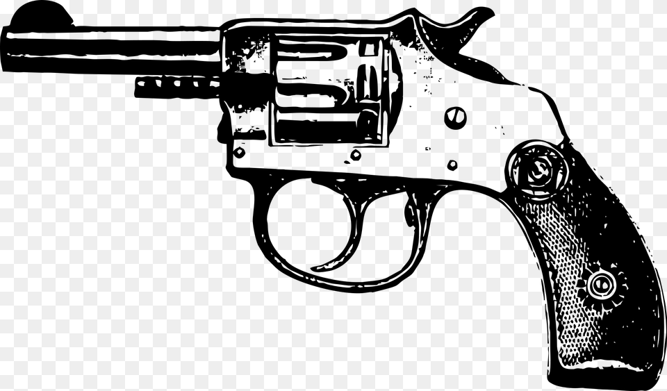 Thumb Western Gun, Gray Png Image