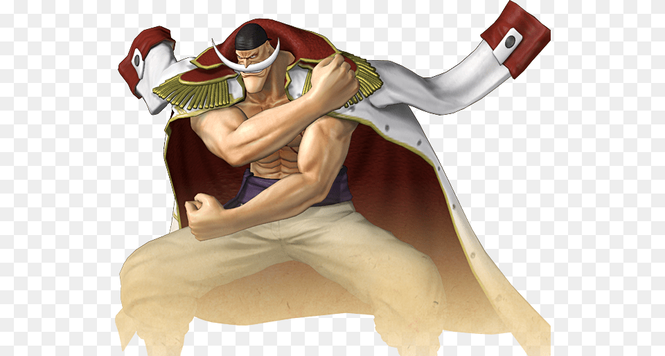 Thumb Image White Beard One Piece, Cape, Clothing, Adult, Male Png