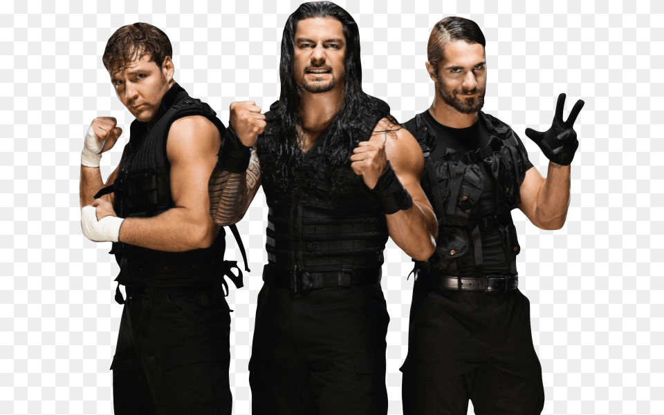 Thumb Wwe Roman Reigns The Shield, Vest, Person, Hand, Finger Png Image