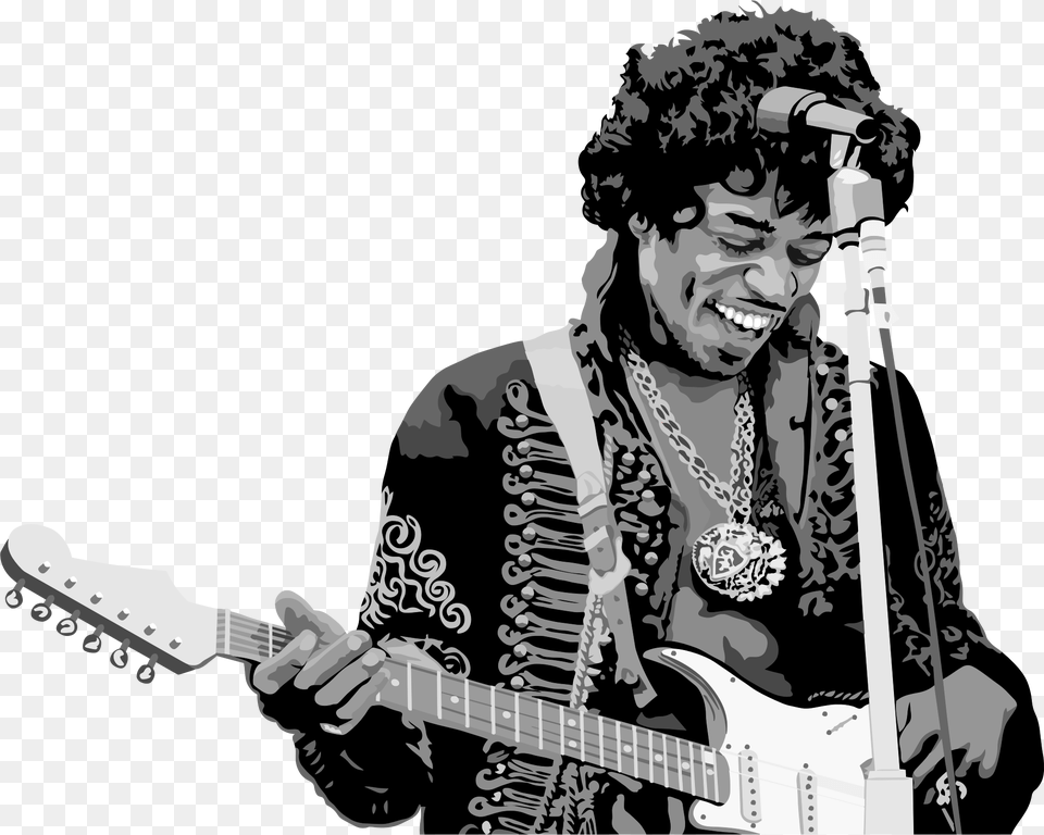 Thumb Jimi Hendrix, Adult, Musical Instrument, Man, Male Free Png Download