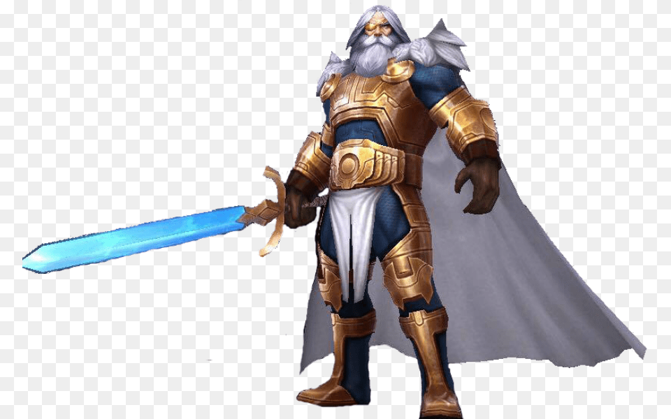 Thumb Marvel Future Fight Odin, Sword, Weapon, Person, Blade Free Png