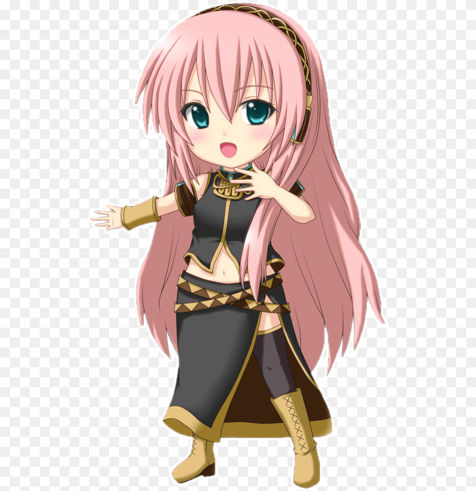 Thumb Megurine Luka Chibi, Book, Comics, Manga, Publication Free Transparent Png