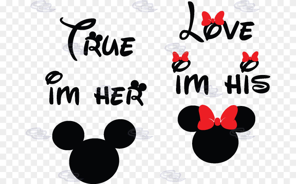Thumb Mickey Y Minnie Mouse Love, Blackboard, Text Png