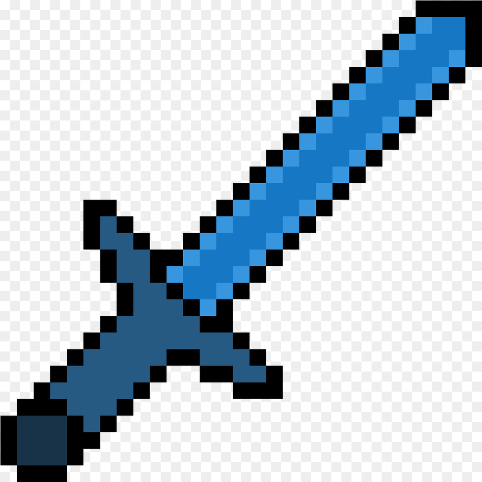 Thumb Minecraft Diamond Sword, Weapon, Ammunition, Missile Free Png Download