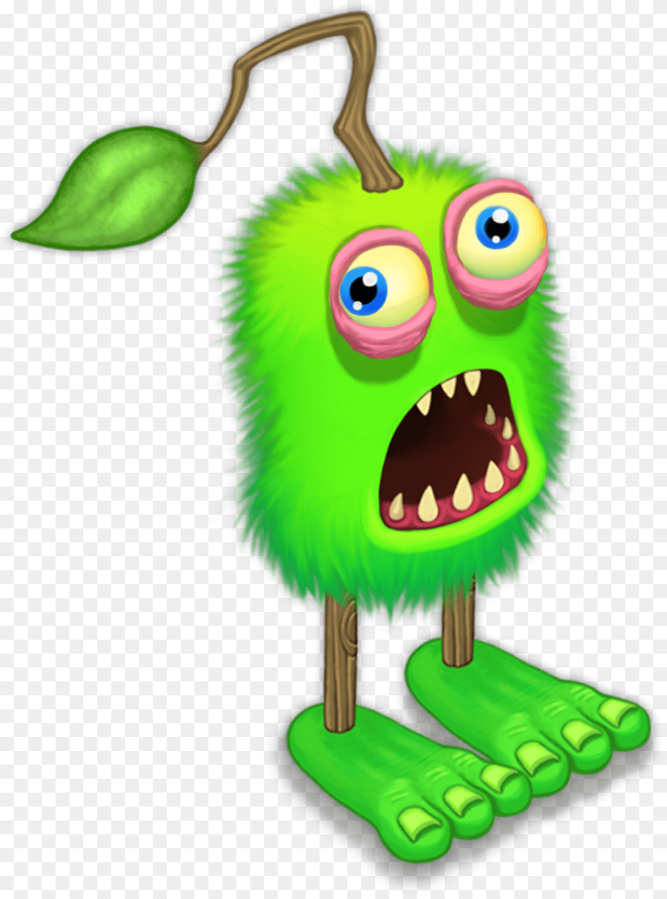 Thumb My Singing Monsters Furcorn, Green, Animal, Bird Free Png Download