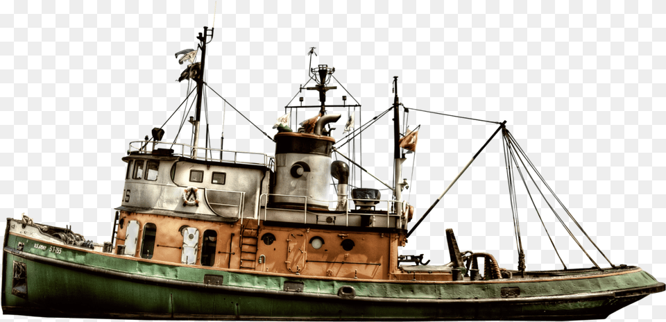 Thumb Old Fishing Boat, Transportation, Vehicle, Watercraft, Barge Png Image