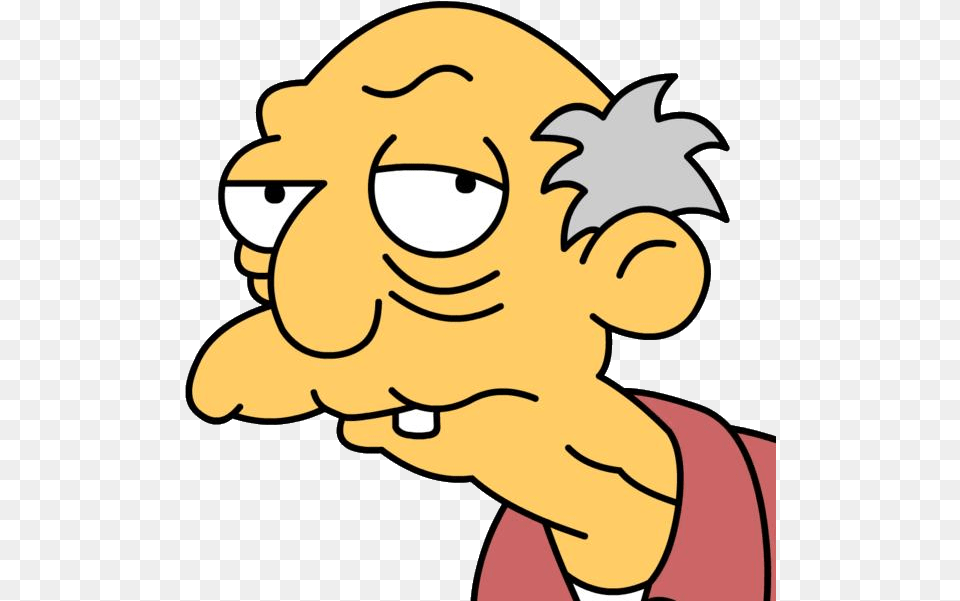 Thumb Old Guy From Simpsons, Baby, Person, Face, Head Free Png