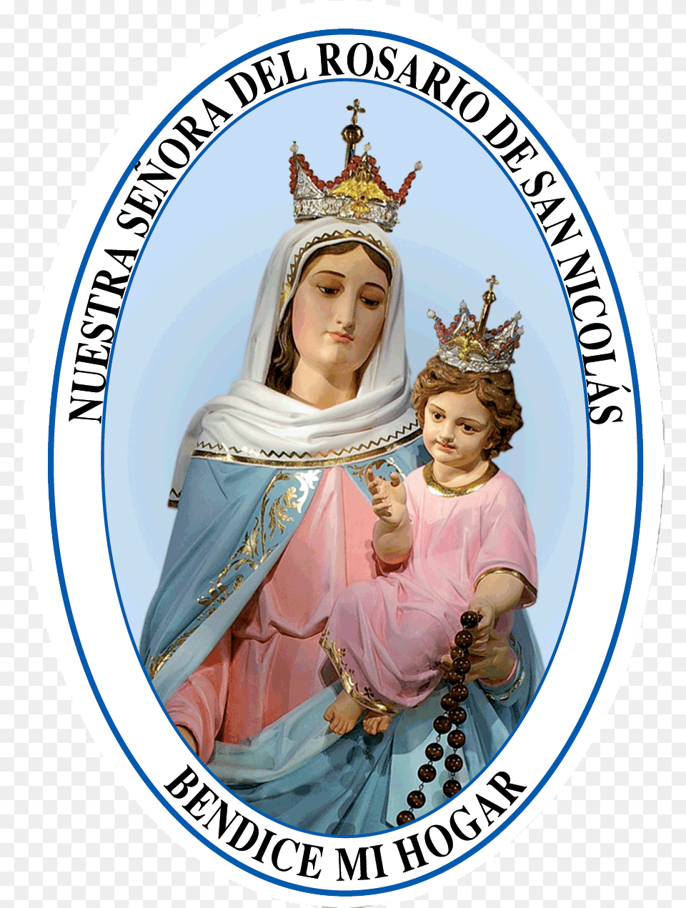 Thumb Our Lady Of The Rosary Of San Nicols, Accessories, Jewelry, Person, Woman Png