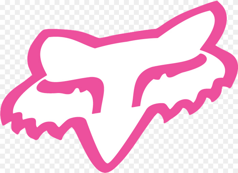 Thumb Pink Fox Racing Logo, Cream, Dessert, Food, Icing Free Transparent Png
