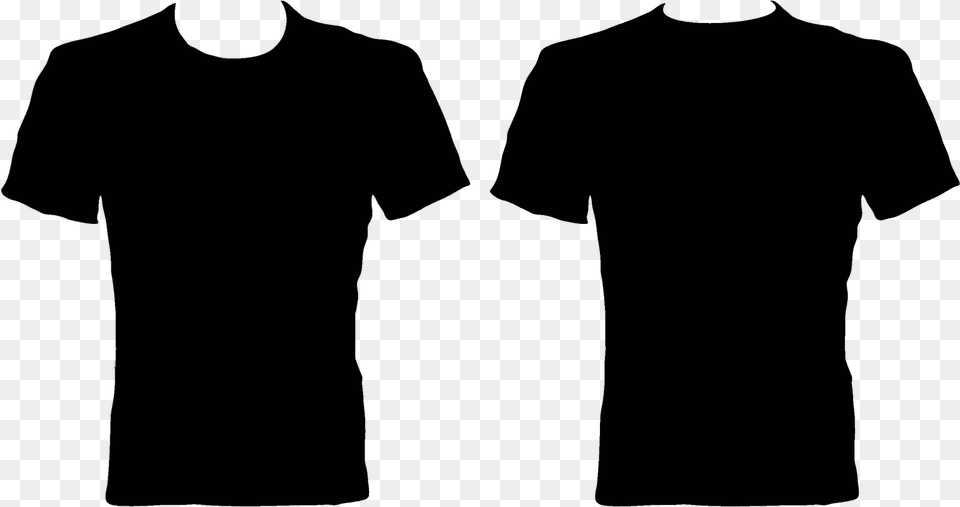 Thumb Plain Black T Shirt Layout, Clothing, T-shirt, Silhouette Png