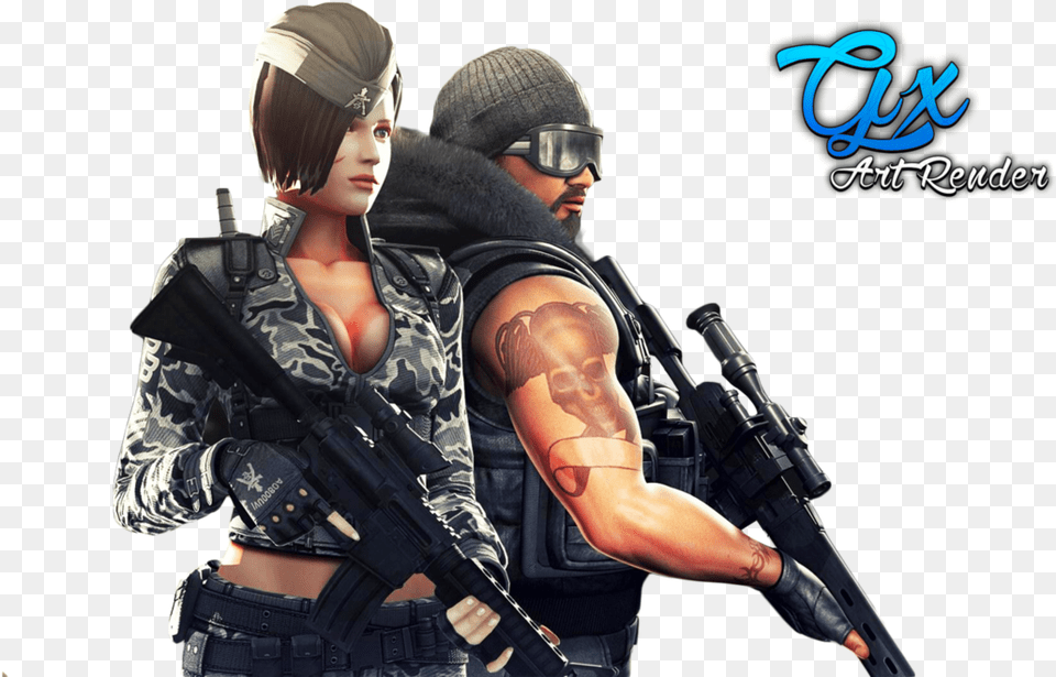 Thumb Point Blank Character, Gun, Weapon, Woman, Person Png Image