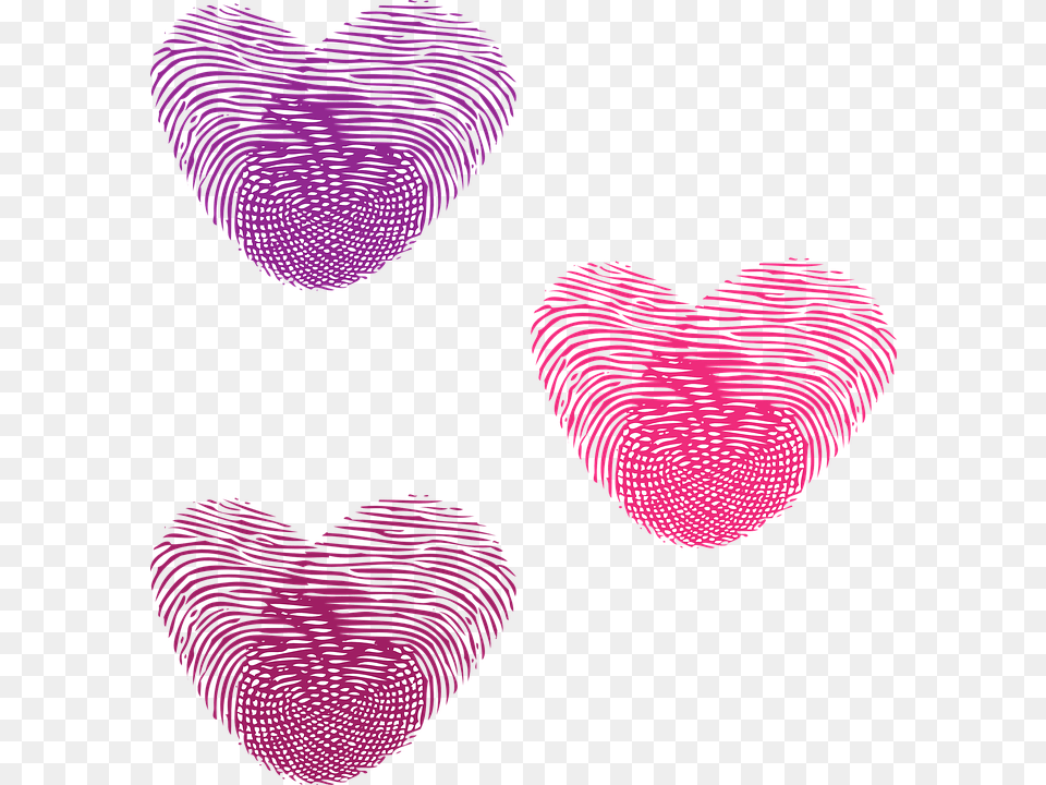 Thumb Print Art Heart, Purple, Home Decor, Lamp Png