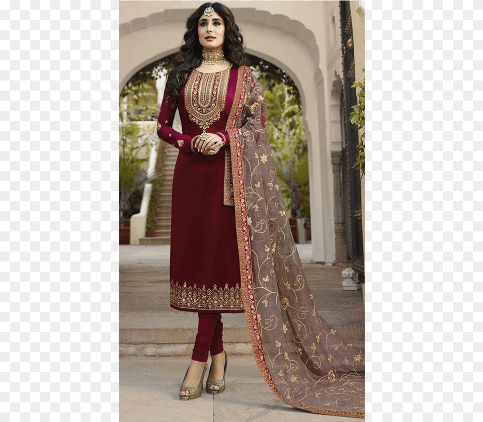 Thumb Salwar Suit Latest, Person, Standing, Clothing, Dress Free Png