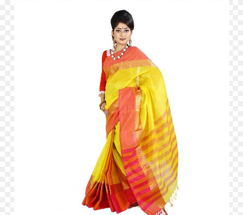 Thumb Sari, Silk, Adult, Female, Person Png Image
