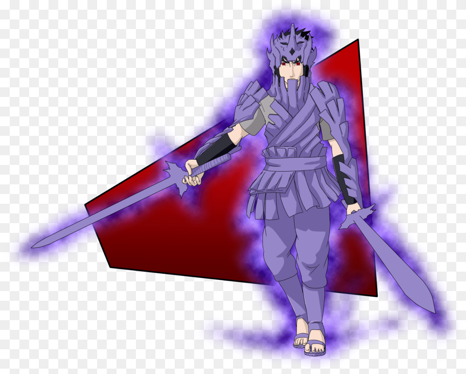 Thumb Sasuke Susanoo Mode, Sword, Weapon, Person Png