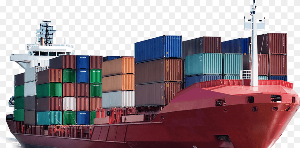 Thumb Ship With Container, Boat, Transportation, Vehicle, Shipping Container Free Transparent Png