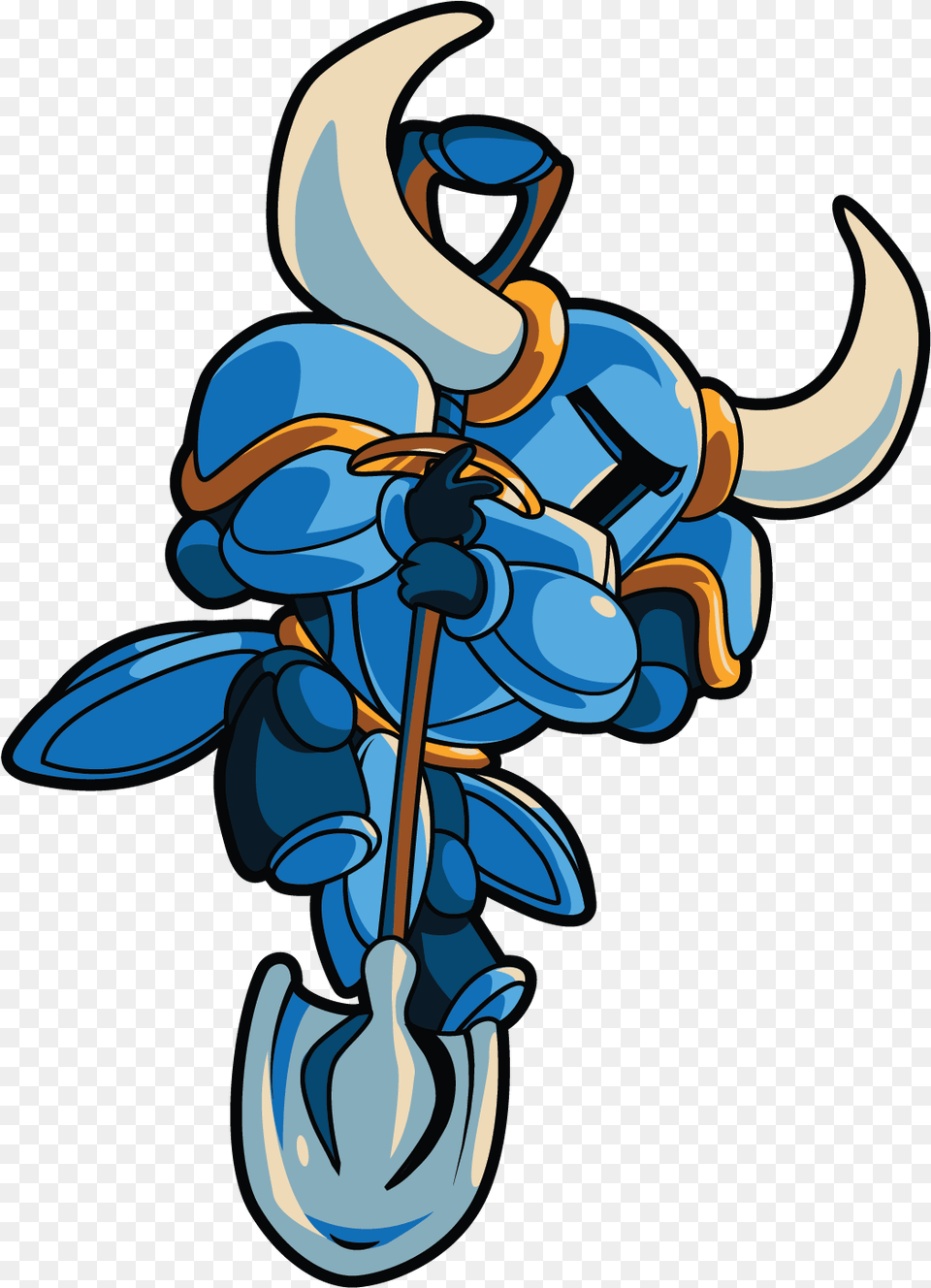 Thumb Shovel Knight Down Air, Art, Graphics, Person, Motorcycle Png Image