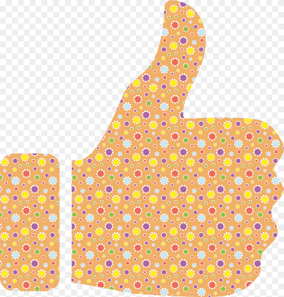 Thumb Signal Computer Icons Symbol Facebook Cute Thumbs Up, Pattern, Home Decor Free Png