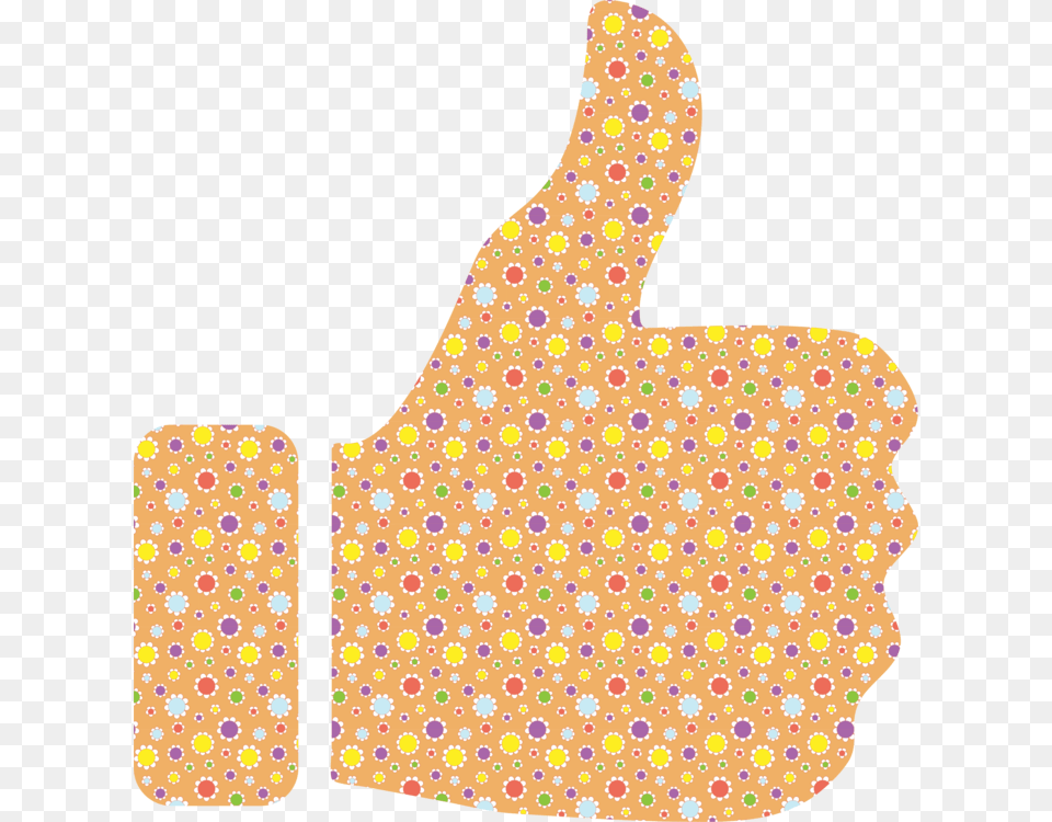 Thumb Signal Computer Icons Symbol Facebook Cute Thumbs Up Clipart, Pattern, Smoke Pipe, Home Decor Png Image