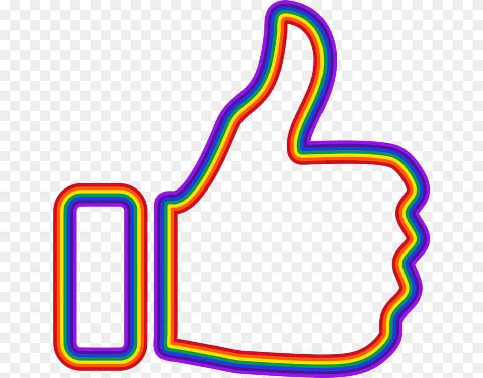 Thumb Signal Emoji Social Media Emoticon, Light, Neon, Smoke Pipe, Lighting Png Image