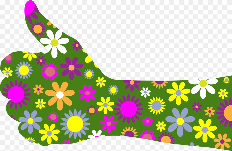 Thumb Signal Flower Computer Icons, Art, Floral Design, Graphics, Pattern Free Transparent Png