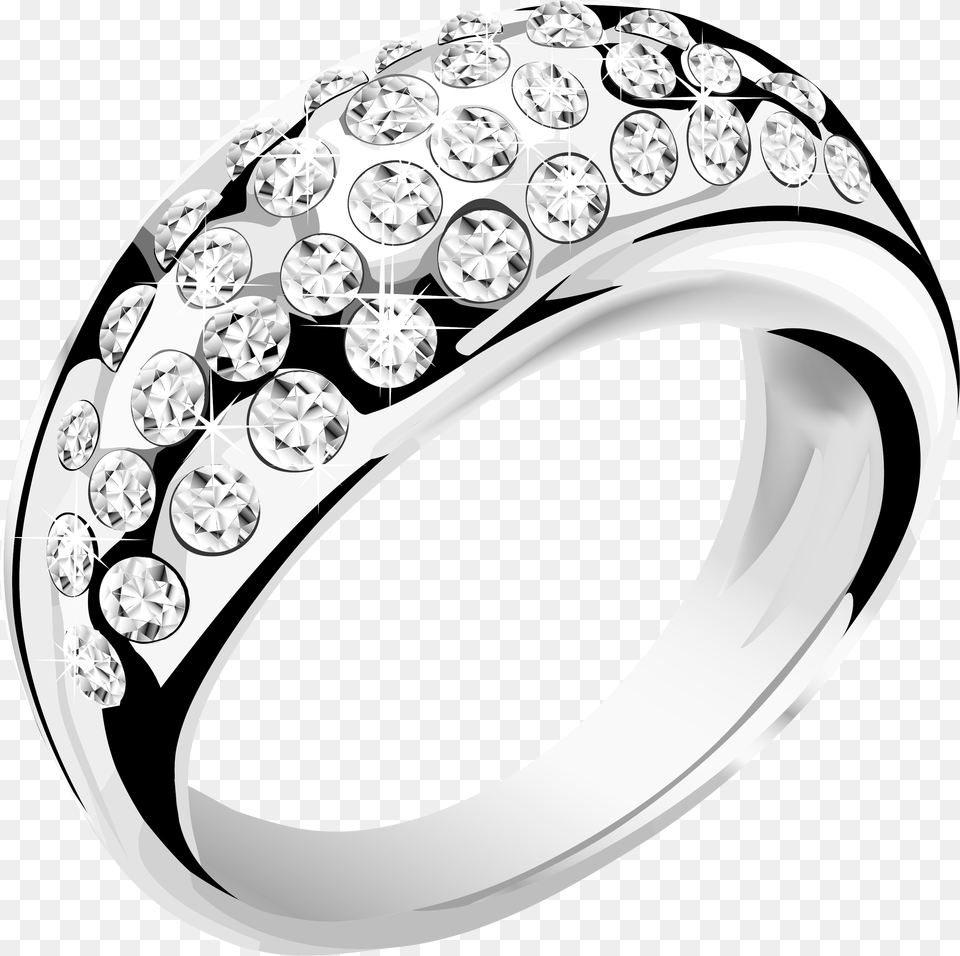 Thumb Silver Ring, Accessories, Diamond, Gemstone, Jewelry Free Png Download