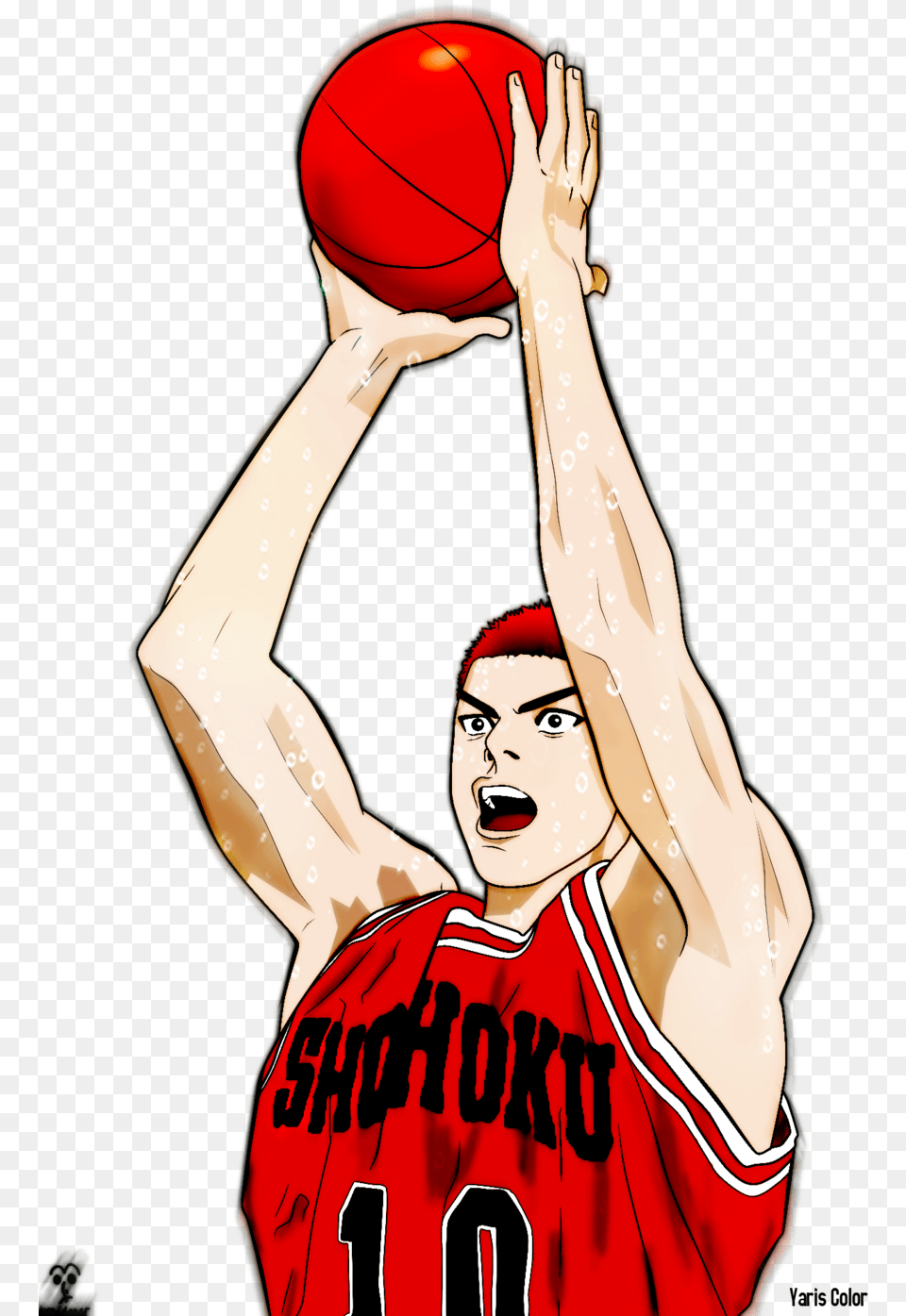 Thumb Slam Dunk Sakuragi, Face, Head, Person, Basketball Png