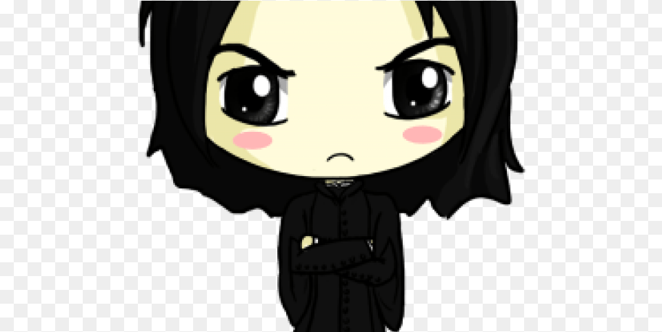 Thumb Snape Chibi, Book, Comics, Publication, Adult Free Transparent Png