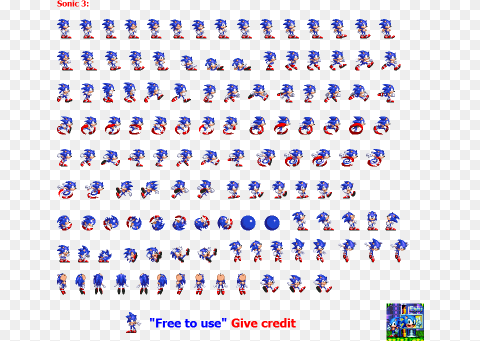 Thumb Sprites De Sonic, Person, Crowd, People, Game Free Png Download